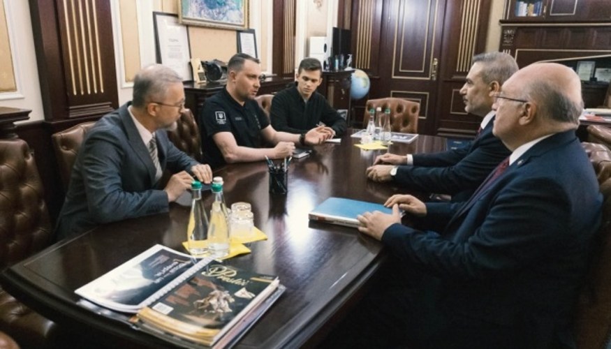 Зустріч Кирила Буданова з міністром закордонних справ Туреччини Хаканом Фіданом у Києві