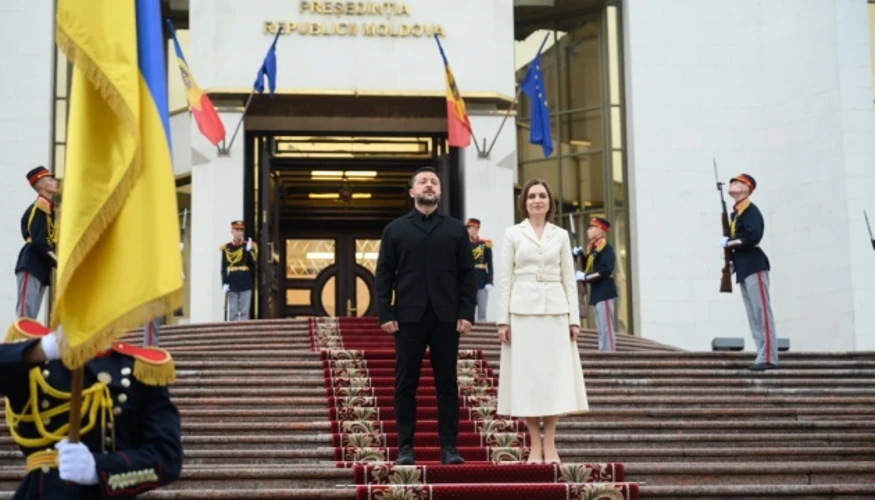 Зеленський у Кишиневі окреслив напрями поглиблення співпраці з Молдовою
